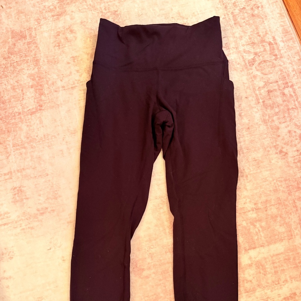 Lululemon Fast and Free HR Tight 28" BLK Size 2